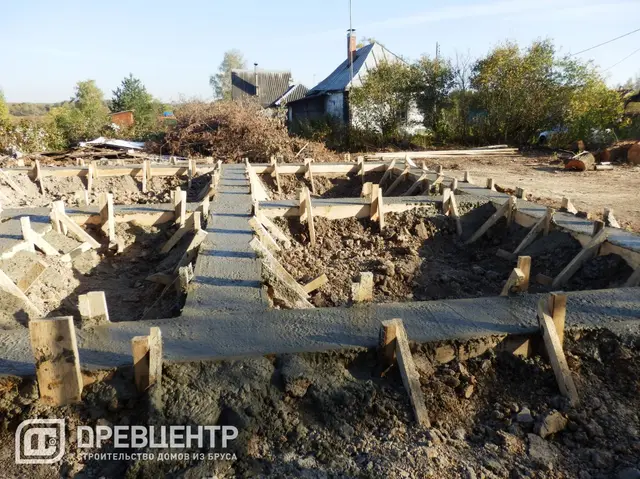 Строительство фундамента по проекту ДБ 63 в Алексинском районе, фото 7 из 9