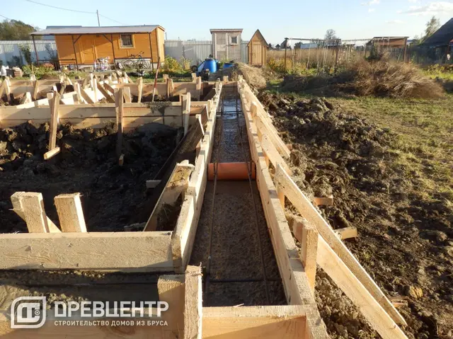 Строительство ленточного фундамента по проекту ДБ 32 в Воскресенском районе, фото 12 из 13