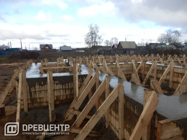 Строительство фундамента по проекту ДБ88 в Костромской области п.Никольское, фото 13 из 14