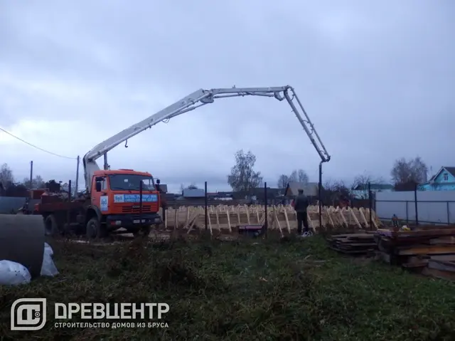 Строительство фундамента по проекту ДБ88 в Костромской области п.Никольское, фото 8 из 14