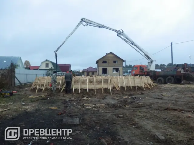 Строительство фундамента по проекту ДБ88 в Костромской области п.Никольское, фото 12 из 14