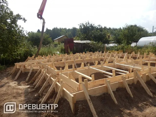 Строительство фундамента в Калужской области под проект ДБ80, фото 8 из 12
