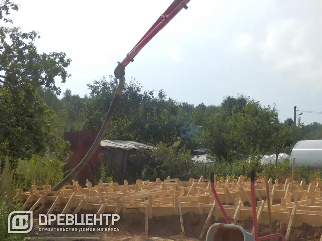 Строительство фундамента в Калужской области под проект ДБ80, фото 7 из 12