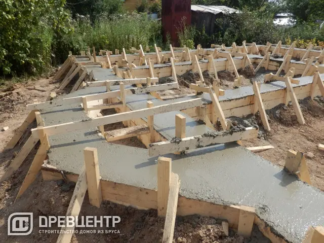 Строительство фундамента в Калужской области под проект ДБ80, фото 12 из 12