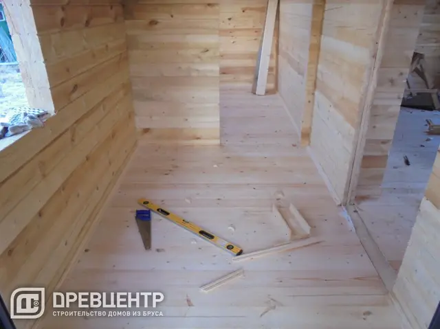 Отделка дома из бруса по проекту ДБ 39, фото 15 из 19