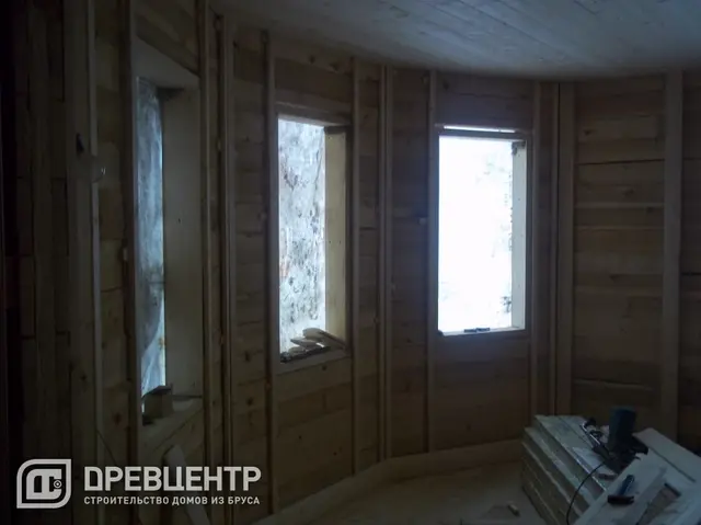 Отделка дома из бруса по проекту ДБ 37, фото 10 из 17