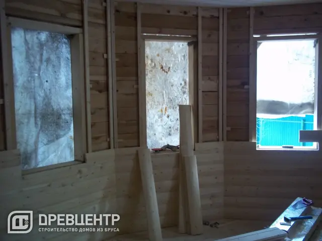 Отделка дома из бруса по проекту ДБ 37, фото 12 из 17