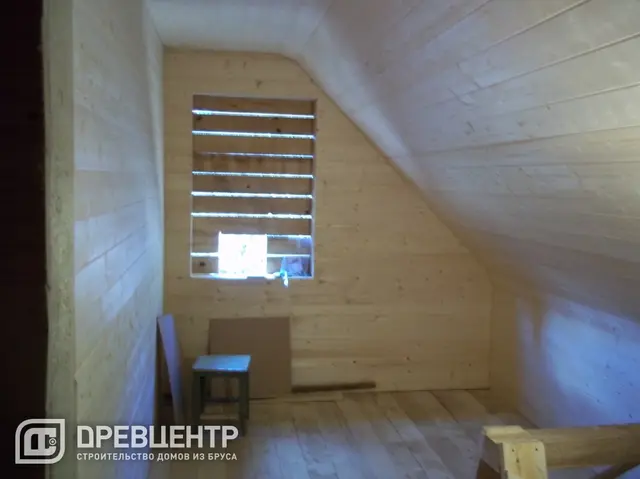 Фоторепортаж отделки мансардного этажа дома из бруса, фото 9 из 16