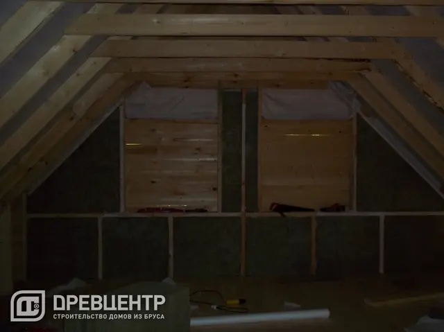 Фоторепортаж отделки дома из бруса в Ярославской области, фото 9 из 15