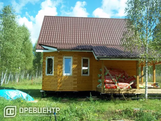 Фоторепортаж отделки дома из бруса в Ярославской области, фото 12 из 15