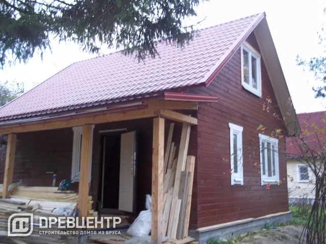 Фоторепортаж отделки дома по проекту ДБ 59 в Павловском Посаде, фото 20 из 21
