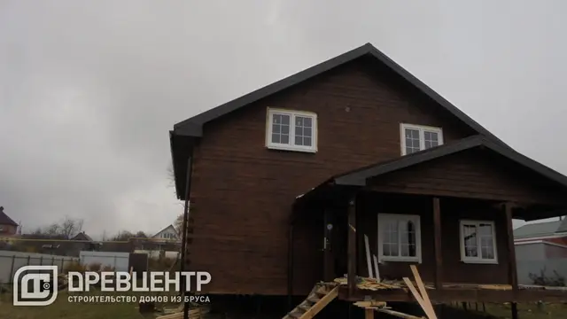 Отделка дома из бруса по проекту ДБ1 во Владимирской области, фото 15 из 18