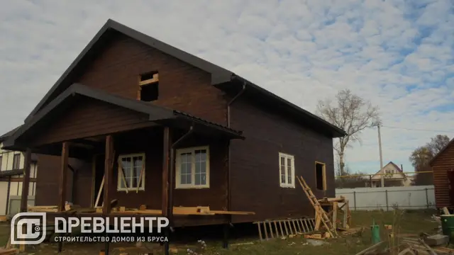 Отделка дома из бруса по проекту ДБ1 во Владимирской области, фото 14 из 18