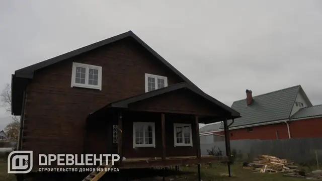 Отделка дома из бруса по проекту ДБ1 во Владимирской области, фото 17 из 18