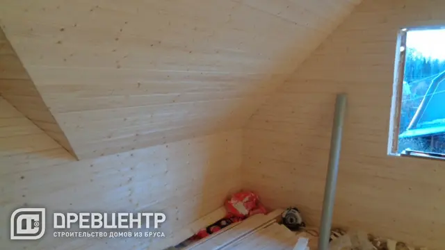 Отделка дома из бруса по проекту ДБ17, фото 12 из 28
