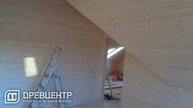 Отделка дома из бруса по проекту ДБ17, фото 11 из 28
