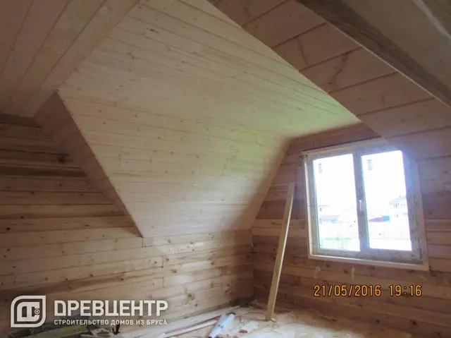 Отделка дома из бруса по проекту ДБ 18 в Истринском районе, фото 15 из 18