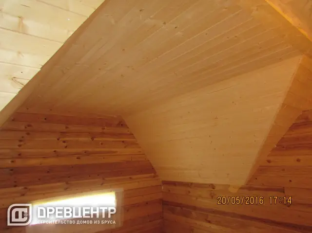 Отделка дома из бруса по проекту ДБ 18 в Истринском районе, фото 9 из 18
