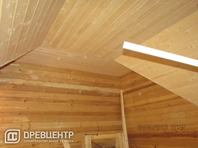 Отделка дома из бруса по проекту ДБ 18 в Истринском районе, фото 10 из 18