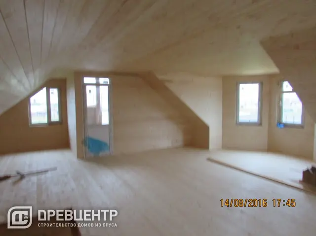 Отделка второго этажа по проекту ДБ 62 в Цибино, фото 7 из 16