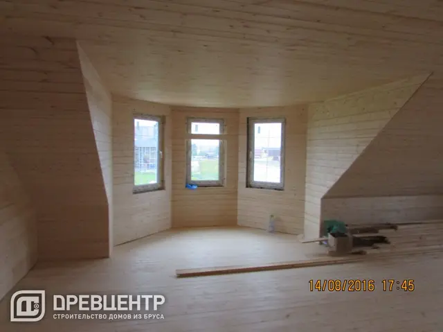 Отделка второго этажа по проекту ДБ 62 в Цибино, фото 8 из 16