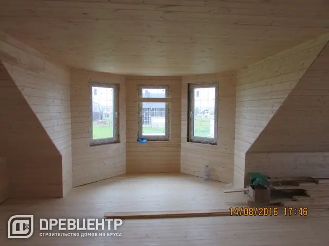 Отделка второго этажа по проекту ДБ 62 в Цибино, фото 10 из 16
