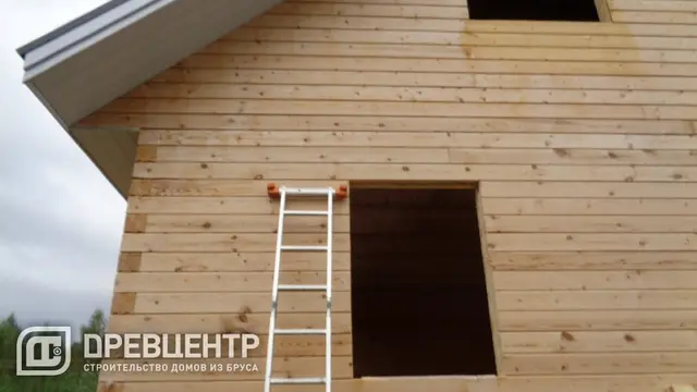 Отделка дома из бруса по проекту ДБ95, фото 20 из 25