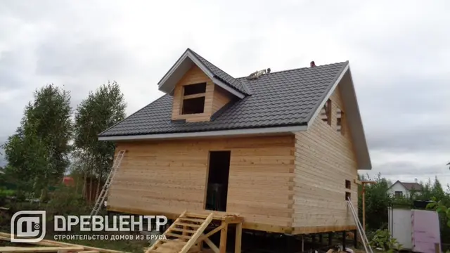 Отделка дома из бруса по проекту ДБ95, фото 15 из 25