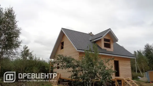 Отделка дома из бруса по проекту ДБ95, фото 17 из 25