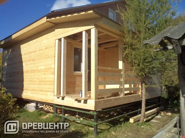 Отделка дома из бруса по проекту ДБ10 в Ржеве, фото 7 из 10
