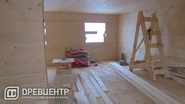 Отделка дома из бруса по проекту ДБ 96 во Владимирской области д. Старое Анино, фото 11 из 32