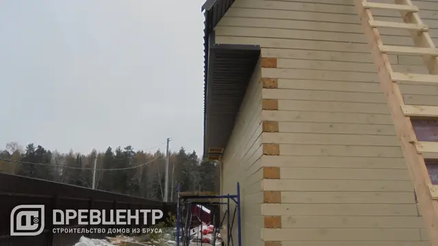 Отделка дома из бруса по проекту ДБ 96 во Владимирской области д. Старое Анино, фото 22 из 32