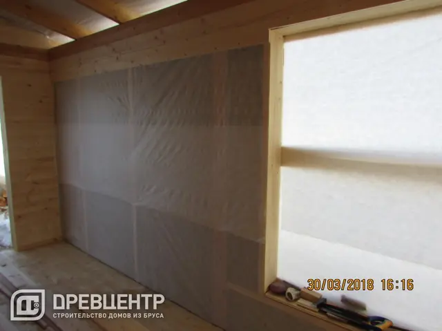Отделка дома из бруса по проекту ДБ120  в Истринском районе д. кочергино, фото 7 из 19