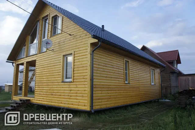 Отделка дома из бруса по проекту ДБ62, фото 7 из 13