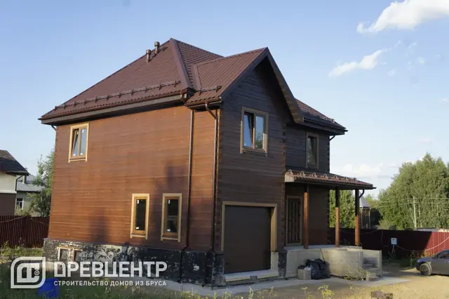 Отделка дома из бруса в Рузском районе д. Григорово, фото 8 из 14