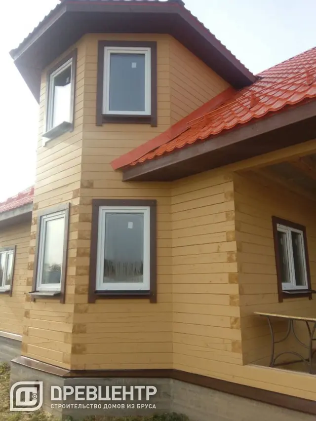 Отделка дома из бруса по проекту ДБ62 в Заокском районе., фото 11 из 11