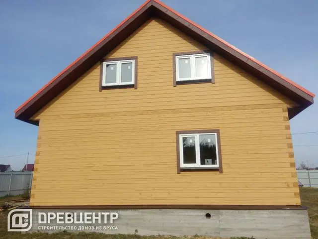 Отделка дома из бруса по проекту ДБ62 в Заокском районе., фото 7 из 11