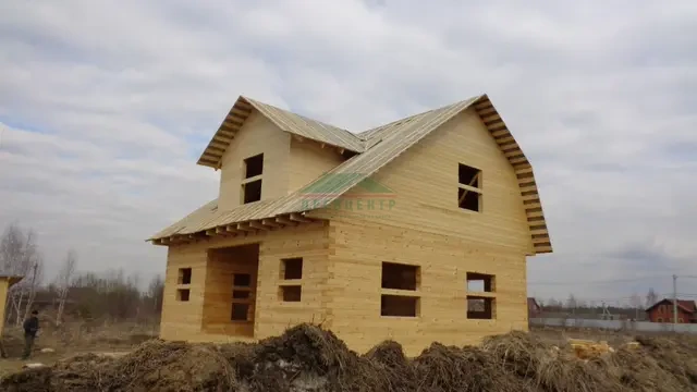 Строительство дома из бруса по проекту ДБ 141 в Павлово Посадском районе д. Кузнецы, фото 17 из 22