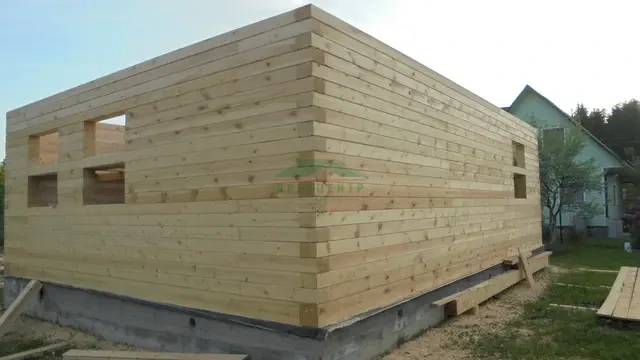 Строительство дома из бруса 7х9 в Ступинском районе СНТ Калинушка, фото 17 из 29