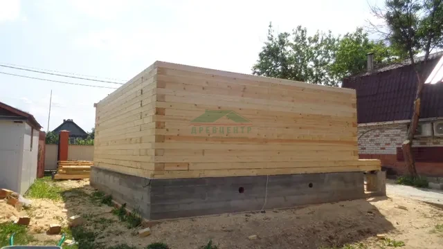 Строительство дома из бруса по проекту ДБ16 во Владимирской области Петушинском районе д. Болдино, фото 11 из 33