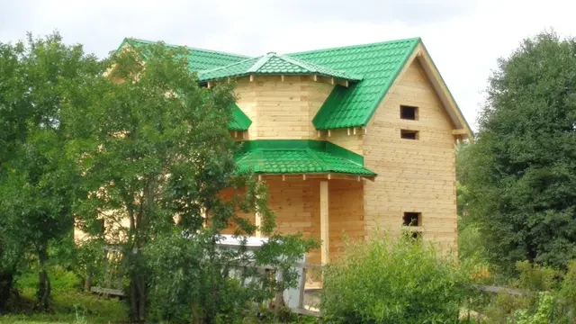 Строительство дома из бруса в Тульской области Ясногорском районе д. Григорьевское, фото 32 из 32