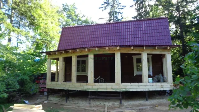 Строительство прируба к дому из бруса в Солнечногорском районе п. Красный воин, фото 14 из 15