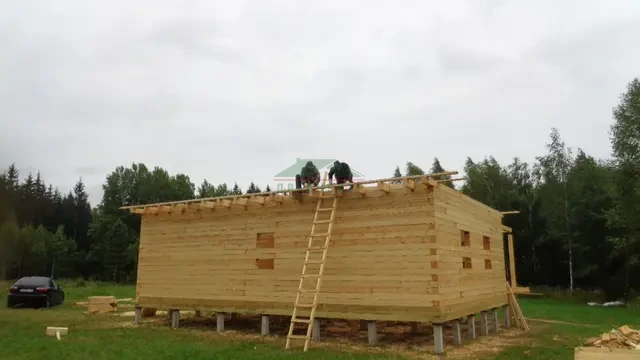 Строительство дома из бруса 8х11 в д. Букрино Калужской области, фото 9 из 24