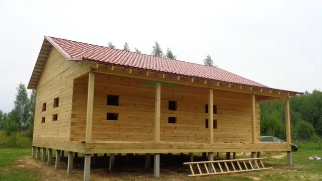 Строительство дома из бруса 8х11 в д. Букрино Калужской области, фото 22 из 24