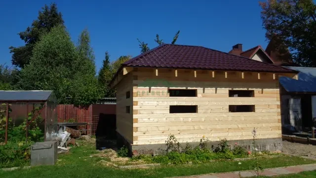 Строительство беседки из бруса 6х6 в г. Апрелевка, фото 11 из 11