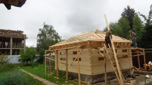 Строительство беседки из бруса 6х6 в г. Апрелевка, фото 8 из 11
