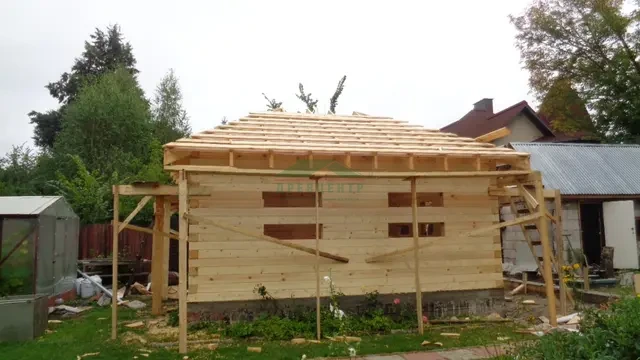 Строительство беседки из бруса 6х6 в г. Апрелевка, фото 9 из 11