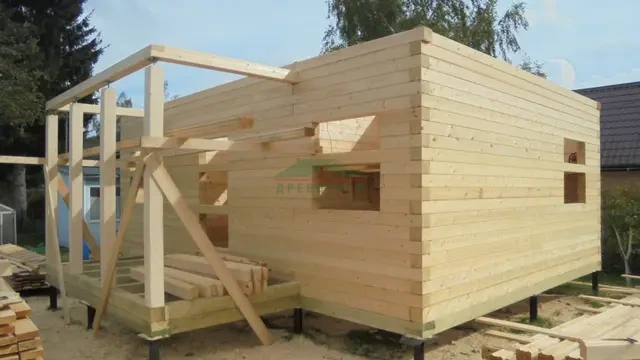 Строительство дома  из бруса в Клинском районе СНТ "Станкоцвет", фото 9 из 23