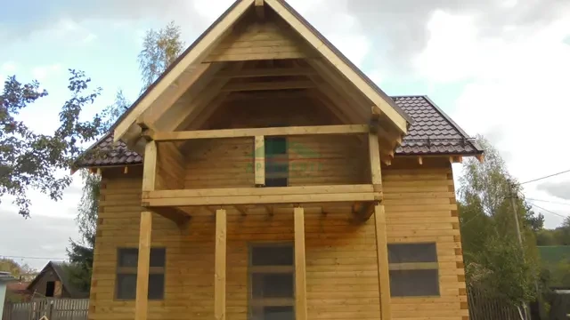 Строительство дома  из бруса в Клинском районе СНТ "Станкоцвет", фото 20 из 23
