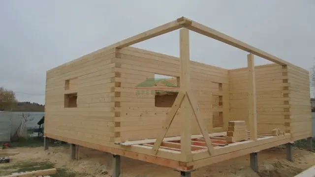 Строительство дома из бруса камерной сушки в Чеховском районе д. Скурыгино, фото 17 из 35